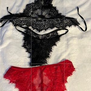 Two piece Lacey lingerie